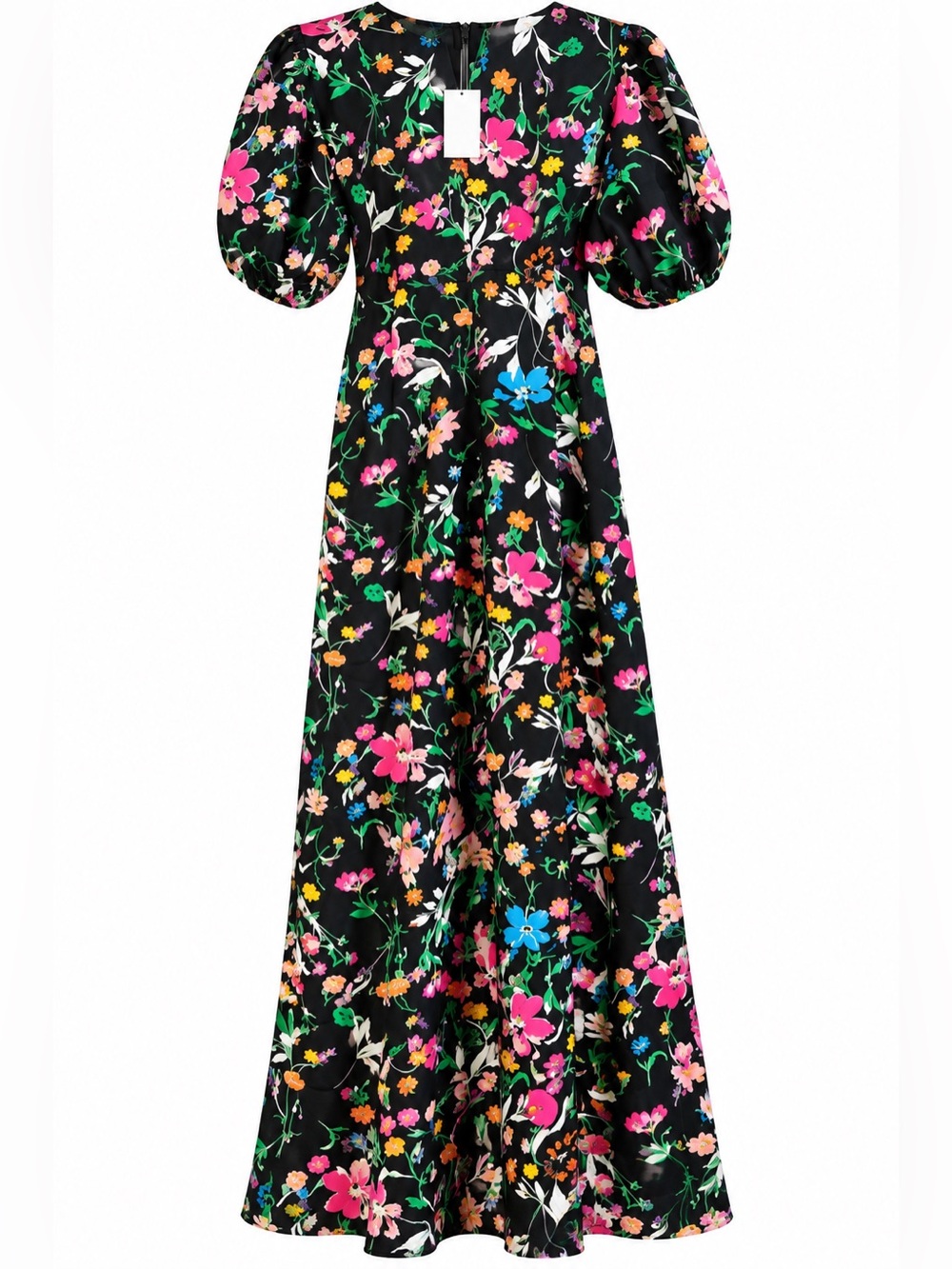 Floral Black Dress
